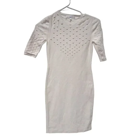 knee length green shift dress Margo Merino Wool Shift Dress